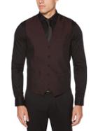 Perry Ellis Abstract Square Print Vest