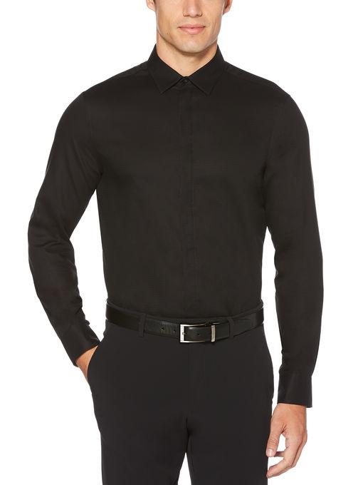 Perry Ellis Resist Spill Solid Shirt