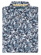 Perry Ellis Short Sleeve Fauna Button-down Shirt