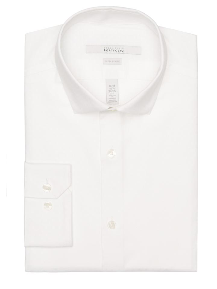 Perry Ellis Ultra Slim Diamond Cluster Dress Shirt