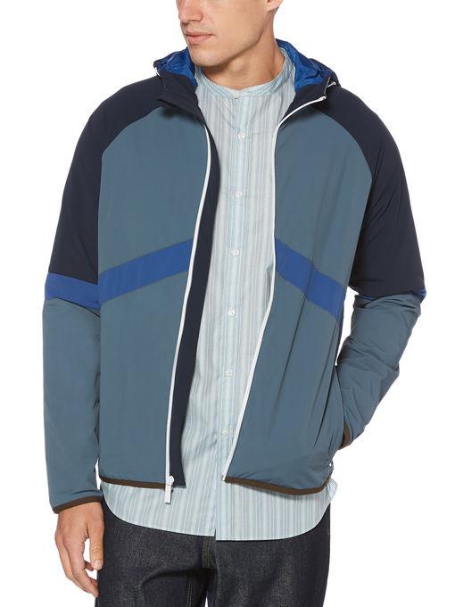 Perry Ellis Colorblock Hoodie Jacket
