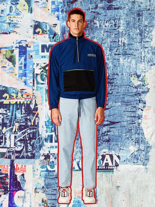 Perry Ellis Nylon Anorak Windbreaker