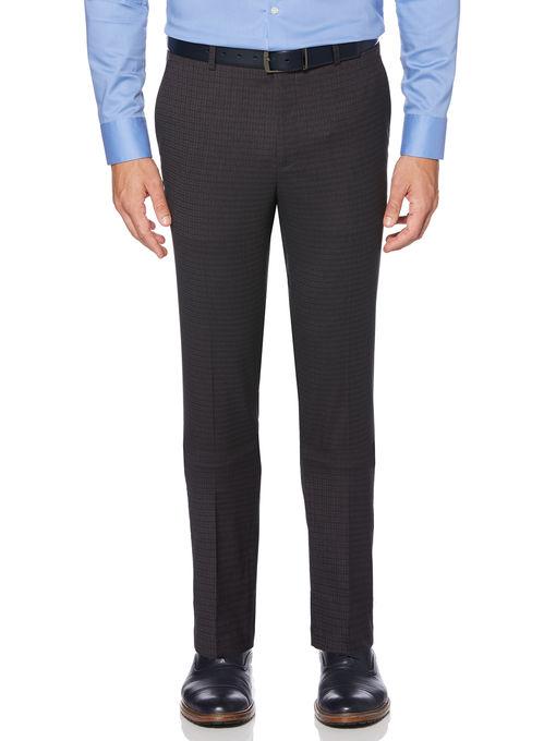 Perry Ellis Slim Fit Heathered Check Pant