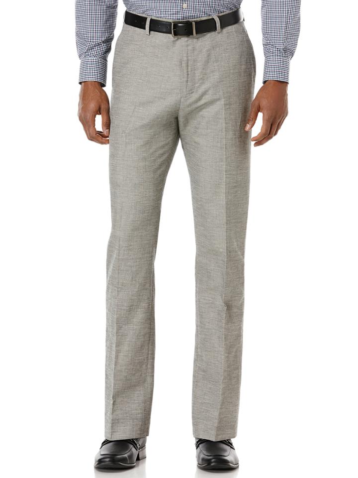 Perry Ellis Slim Fit Linen Suit Pant