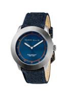 Perry Ellis Slim Line Blue Jeans Watch
