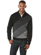 Perry Ellis Jumbo Diagonal Stripe Sweater