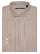 Perry Ellis Fine Stripe Pattern Shirt