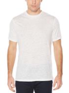Perry Ellis Short Sleeve Linen Crew Tee