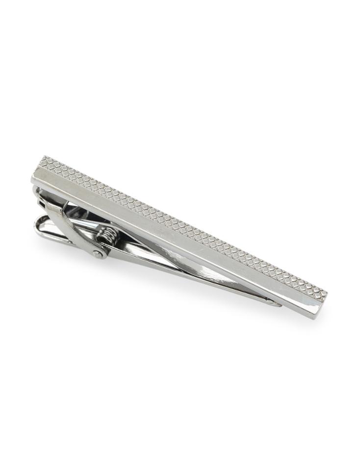 Perry Ellis Half Diamond Tie Bar