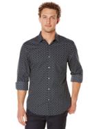 Perry Ellis Non-iron Exclusive Mini Floral Shirt