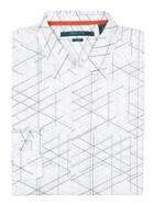Perry Ellis Graphic Linear Slim Fit Shirt