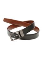Perry Ellis Zenus Leather Belt