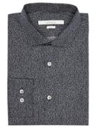Perry Ellis Slim Fit Printed Texture Dress Shirt