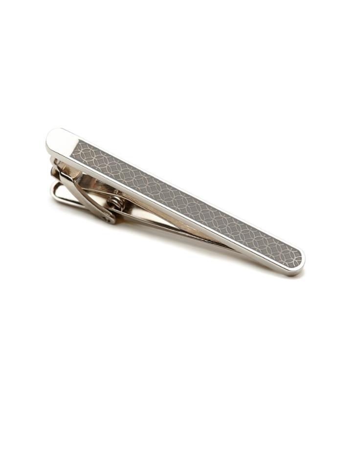 Perry Ellis Circle Print Tie Bar