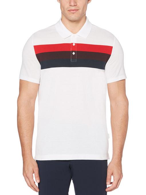 Perry Ellis Chest Stripe Polo
