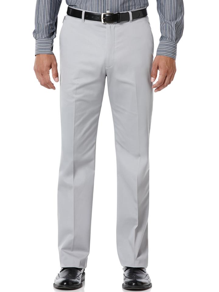 Perry Ellis Flat Front Twill Dress Pant
