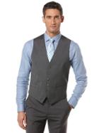 Perry Ellis Charcoal Stripe Suit Vest