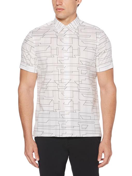 Perry Ellis Engineered Geometric Shirt