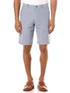 Perry Ellis Linen Cotton Textured Solid Short