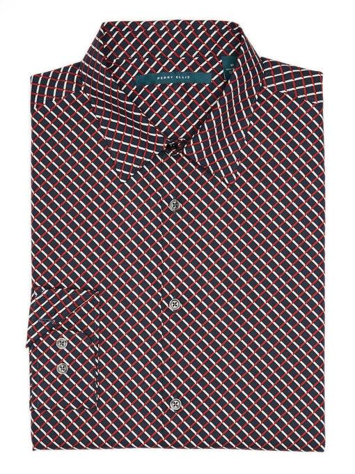 Perry Ellis Mini Ribbon Print Shirt