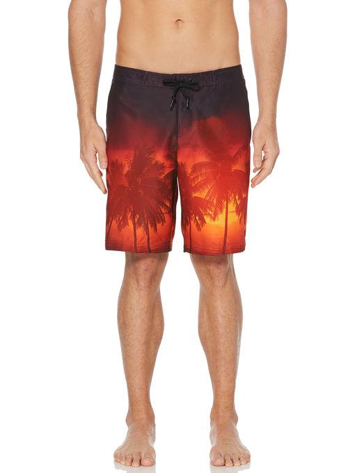 Perry Ellis Sunset Print Boardshort
