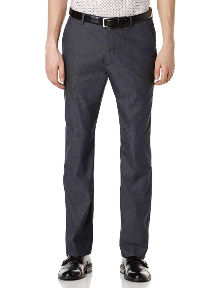 Perry Ellis Dressy Nailhead Fabric Dress Pant
