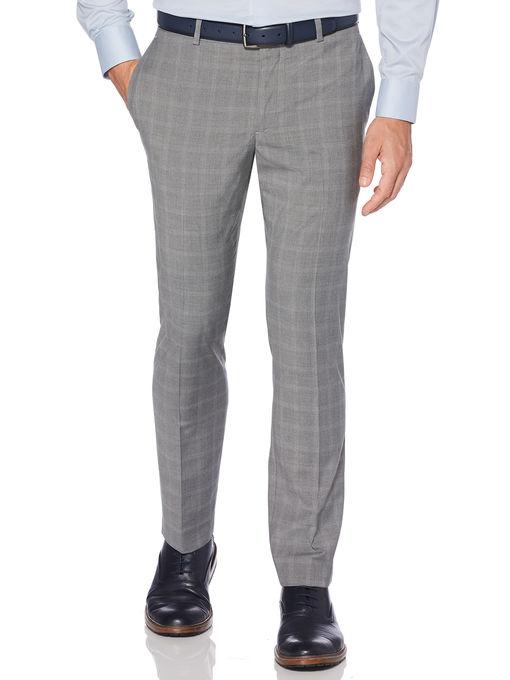 Perry Ellis Very Slim Strech Heathered Plaid Pant