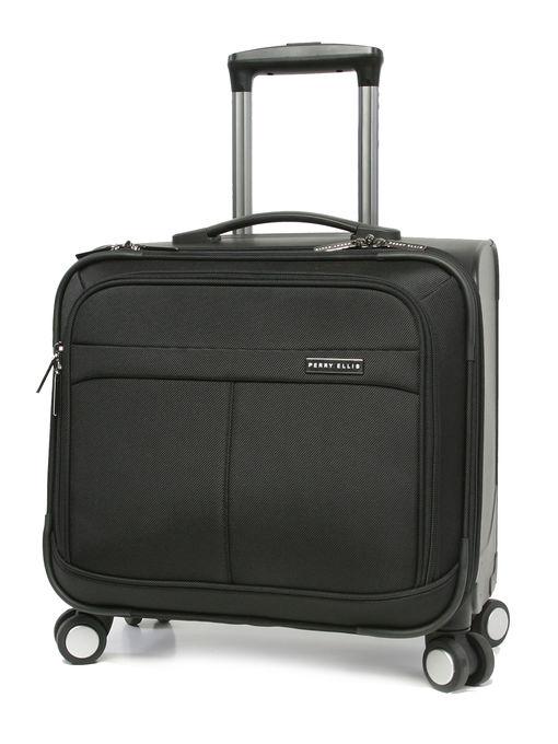 Perry Ellis 8 Wheel Spinning Mobile Office Tote
