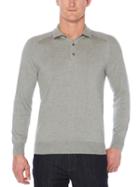 Perry Ellis Solid Polo Sweater