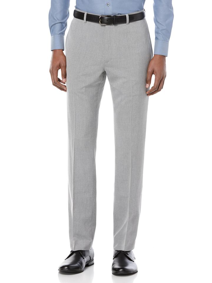 Perry Ellis Slim Fit Heather Twill Suit Pant