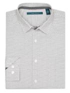 Perry Ellis Big And Tall Exclusive Mini Geo Shirt