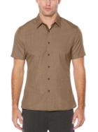 Perry Ellis Short Sleeve Active Woven Shirt