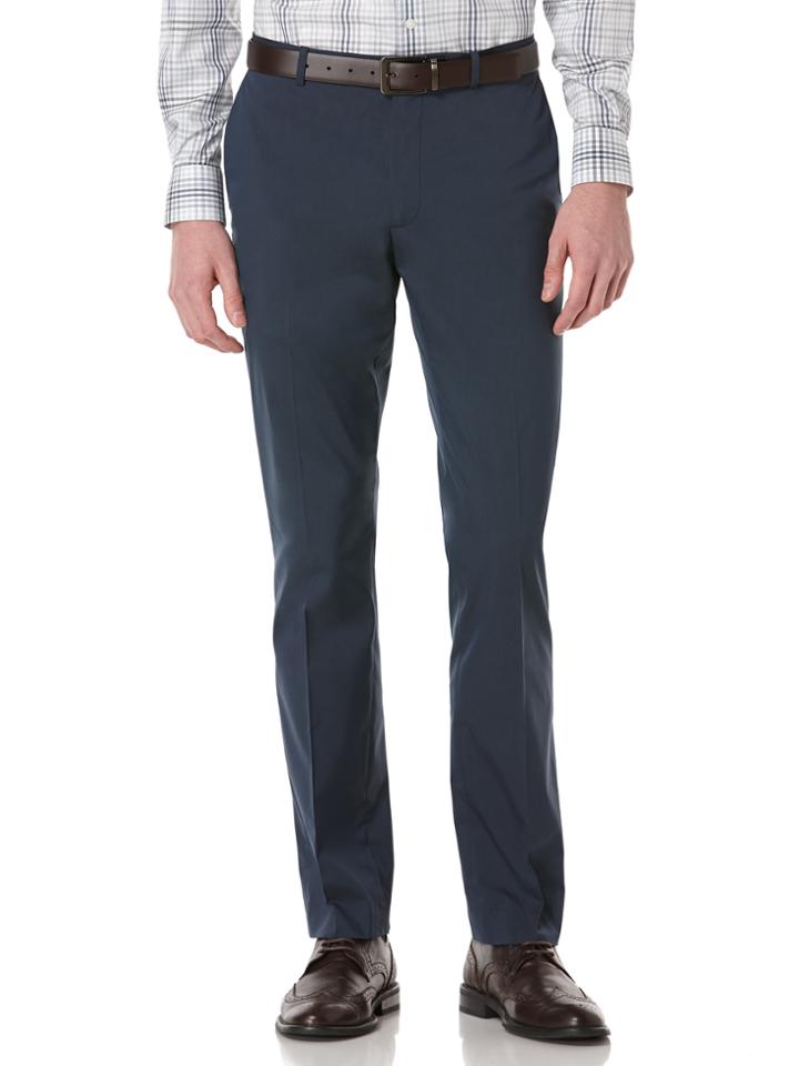 Perry Ellis Very Slim Iridescent Cotton Suit Pant