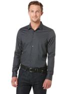 Perry Ellis Slim Fit Micro Ikat Print Shirt