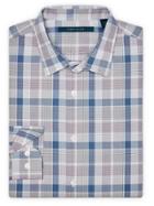 Perry Ellis Multi Color Plaid Pattern Shirt