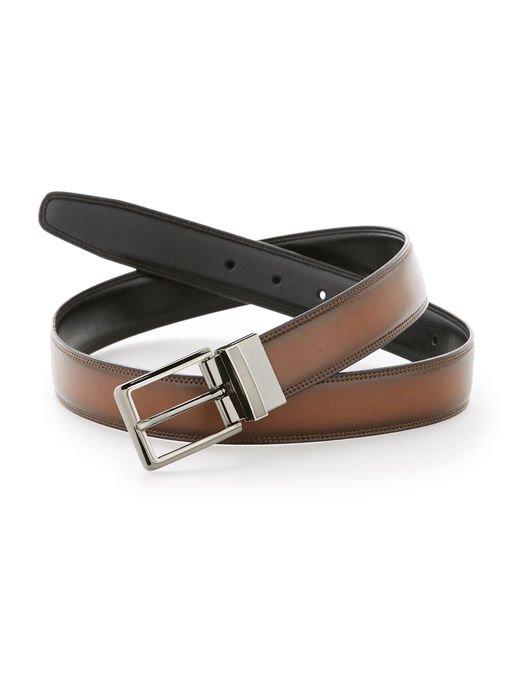 Perry Ellis Brown To Black Reversible Belt