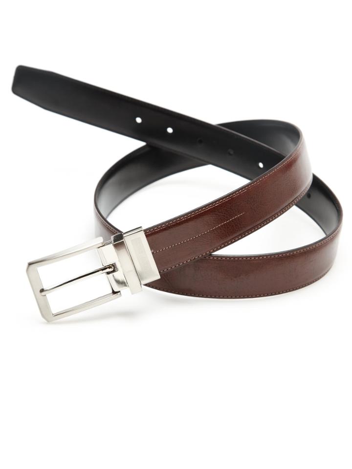 Perry Ellis Laser Base Leather Belt