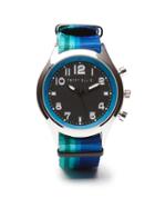Perry Ellis Multi Color Fabric Strap Watch