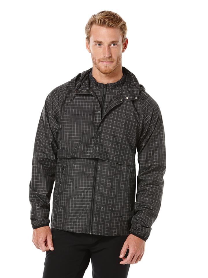 Perry Ellis Reflective Convertible Anorak Jacket