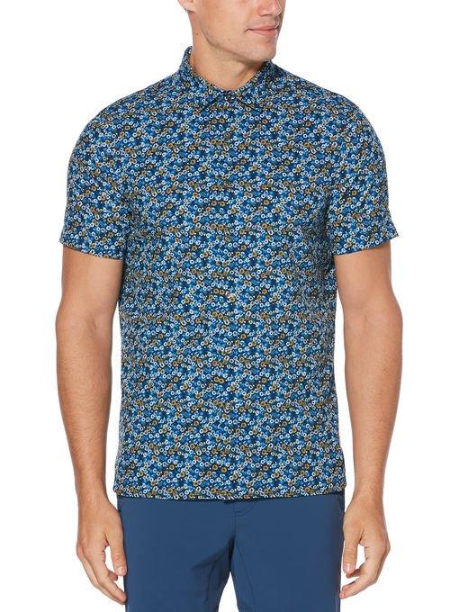 Perry Ellis Slim Fit Multi-color Floral Shirt