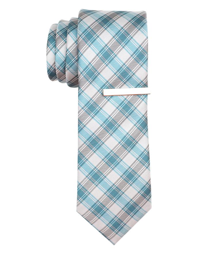 Perry Ellis Nikki Check Tie