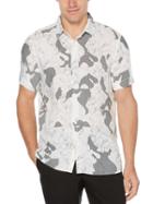 Perry Ellis Abstract Face Print Soft Shirt