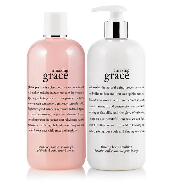 Philosophy Shampoo, Bath & Shower Gel, Firming Body Emulsion,amazing Grace Bath D