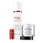 Philosophy Time In A Bottle Daily Age-defying Serum And Uplifting Miracle Worker Moisturizer,better Together: Time Duo