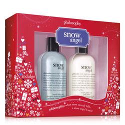 Philosophy 8 Oz. Snow Angel Shampoo, Shower Gel & Bubble Bath & 8 Oz. Snow Angel Body Lotion,snow Angel