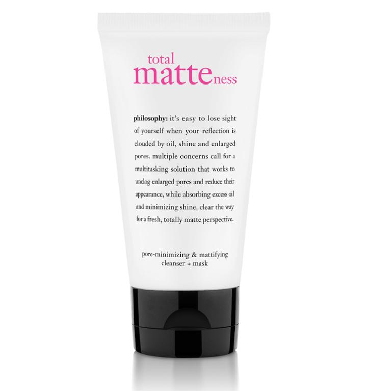 Philosophy Total Matteness,pore-minimizing & Mattifying Cleanser + Mask