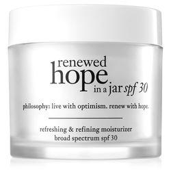 Philosophy Refreshing & Refining Moisturizer Broad Spectrum Spf 30 Sunscreen,renewed Hope In A Jar Spf 30