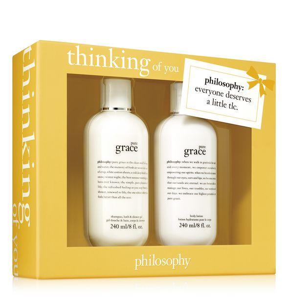 Philosophy Pure Grace Shampoo, Bath & Shower Gel 8 Oz. And Pure Grace Body Lotion