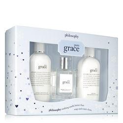 Philosophy Shampoo, Bath & Shower Gel, Spray Fragrance And Body Lotion,pure Grace Holiday Set