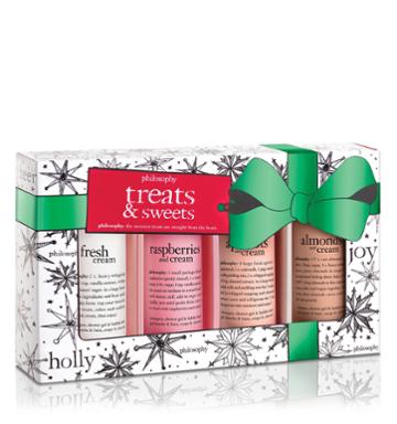 Philosophy Treats And Sweets,fresh Cream, Raspberries & Cream, Apricots & Cream A